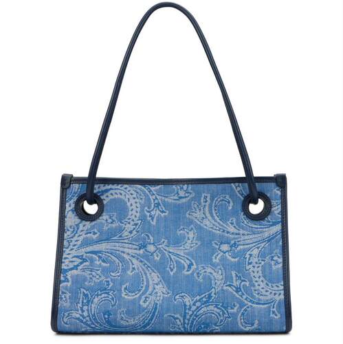 Etro 艾绰 女士 SS26 托特包 Etro 佩斯利提花小号手提包