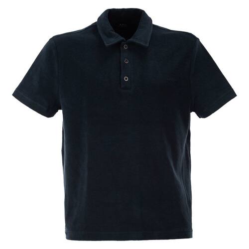 A.P.C. 男士 SS26 POLO衫 JULIAN 有机棉厚绒布