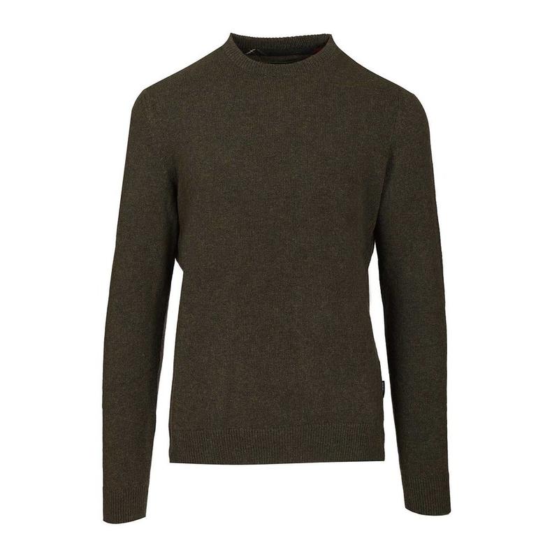 Barbour 男士 FW25 针织衫 格紋圓領套頭衫