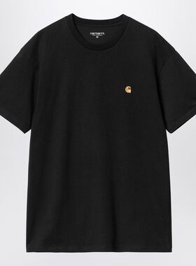 Carhartt WIP 卡哈特 男士 SS26 T恤 S/S CHASE 黑色官网直邮进口