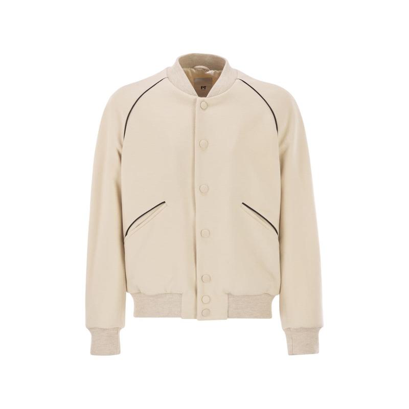 PT Torino 男士 FW25 夹克 drap 羊毛羊绒夹克