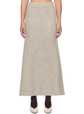Lauren Manoogian 女士 超长裙 灰色 Loft 半身裙