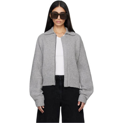 Entire Studios 女士 开衫 灰色 Marla Bomber