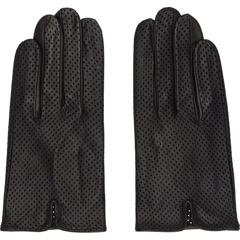 Handsome Stockholm 男士 手套 黑色 Statement Perforated 手套