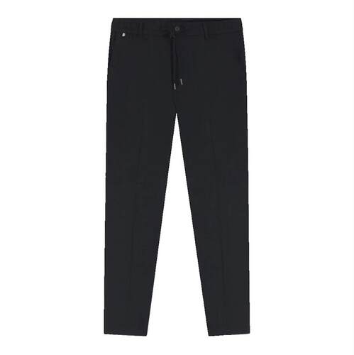 Boss 博斯 男士 长裤 Modern-fit trousers in a linen blend