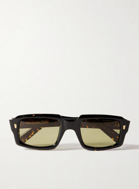 Cutler and Gross 男士 FW25 太阳镜 方形框醋纤太阳眼镜