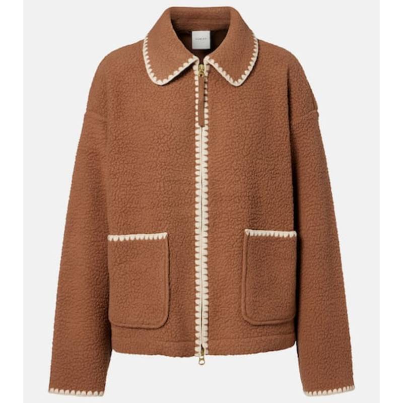 Varley 女士 夹克 Ruiko 刺绣抓绒拉链夹克