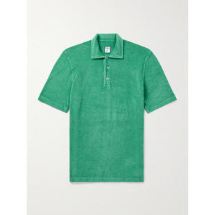 衬衫 FW25 Mondial 修身 Fedeli 棉质厚绒布Polo衫 男士