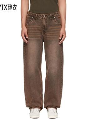 Dime MTL 男款棕色 Baggy 牛仔裤 迷衣时尚