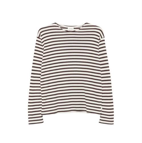 Closed 女士 FW26 T恤 条纹棉混纺