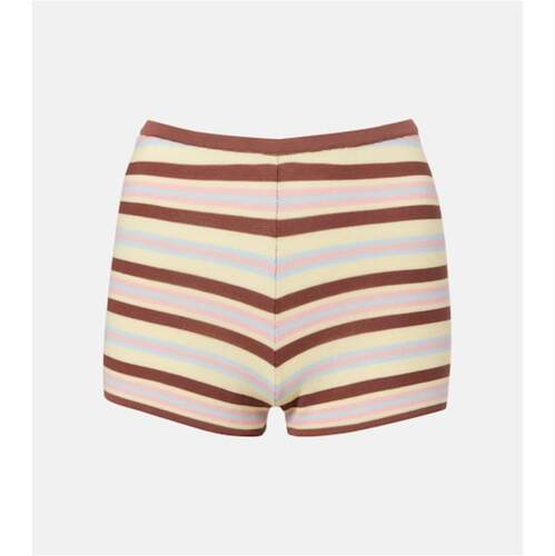 Faithfull the Brand 女士 短裤 Playa 条纹棉混纺