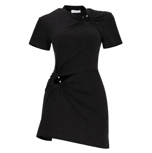 Rabanne 女士 SS26 连衣裙 ABITO CON DETTAGLI PIERCING 迷你