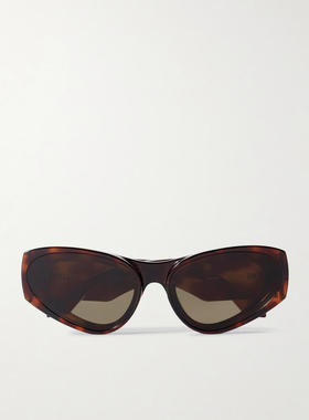 Loewe 女士 太阳镜 + Paula's Ibiza 猫眼龟甲色醋纤太阳眼镜