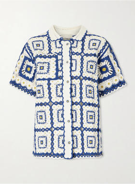 Alémais 女士 FW26 衬衫 Dolly 钩花棉质