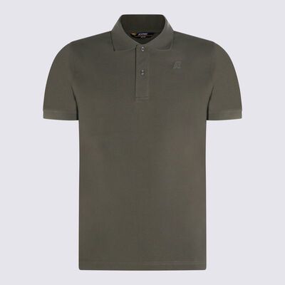 K-Way 男士 SS26 POLO衫 Amedee 弹力珠地网眼 Polo 衫