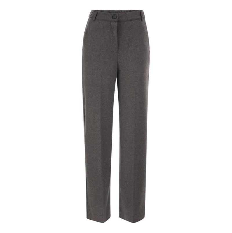Weekend Max Mara 女士 FW26 长裤 WKDORATA 直筒弹力针织裤子图片