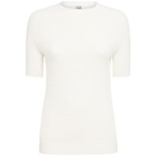 T恤 SS25 有机棉混纺毛圈上衣 女士 Totême