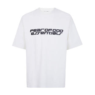 FEAR GOD Essentials 基础款 上衣 90S 庞特布米白色T恤 男士