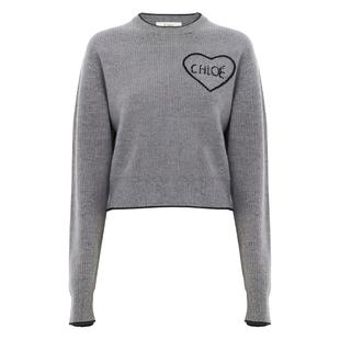 女士 灰色毛线衫 SS26 Chloè 毛衣 Chloé