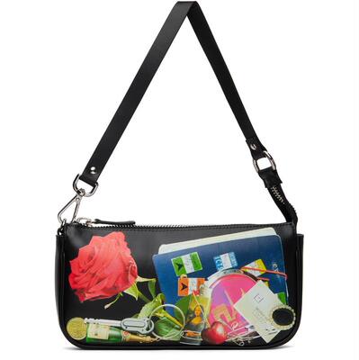 Vaquera 女士 单肩包 黑色 Trompe L'Oeil Pochette