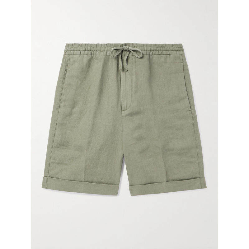 Canali 男士 短裤 直筒亚麻抽绳短裤,男装,短裤,淘宝优惠券,粉丝福利购,淘宝优惠卷