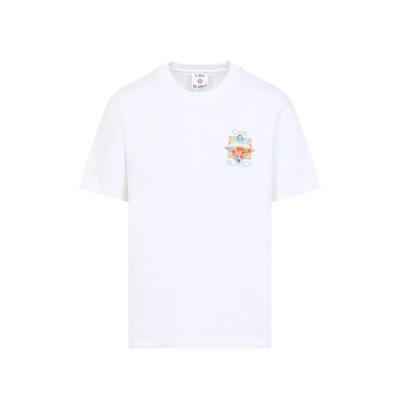 Casablanca 男士 SS26 T恤 COURT ICON 花朵印花