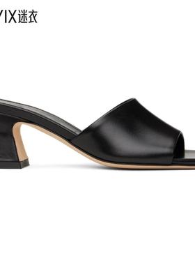 Aeyde 女款黑色 Ale Leather 凉鞋 迷衣时尚