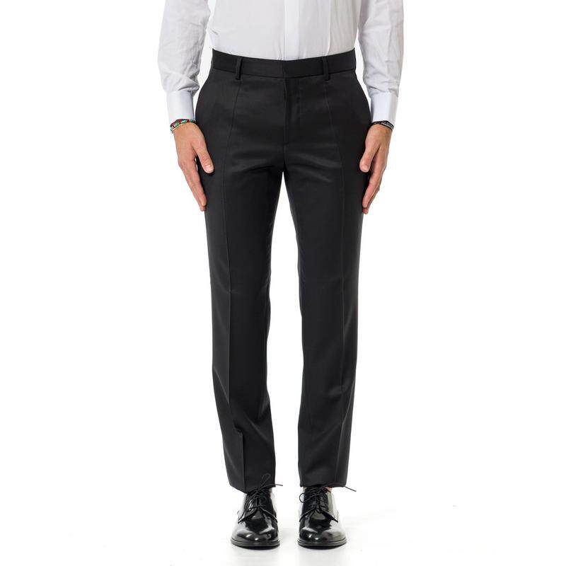 Boss 博斯 男士 FW25 长裤 Boss Hugo Boss 修身百褶裤