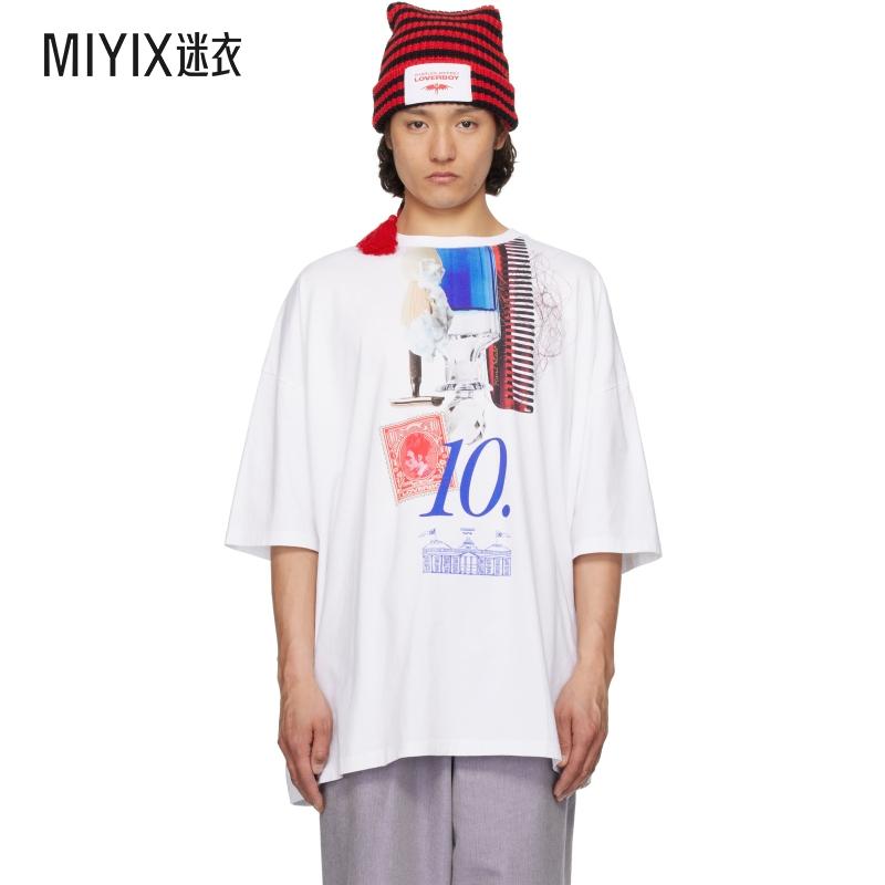 Charles Jeffrey Loverboy 男款白色 Oversized 10 Year T 恤 迷