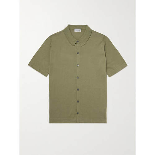 John Smedley 男士 SS26 衬衫 Folke 海岛棉衬衫