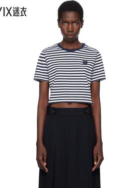 Maison Kitsuné 女款海军蓝 & 白色 Bold Fox Head Patch Multi