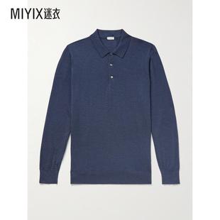 真丝羊绒混纺Polo衫 男款 早秋新品 迷衣时尚 Caruso
