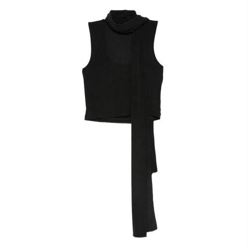 AYA MUSE 女士 FW25 上衣 圆领围巾领背心