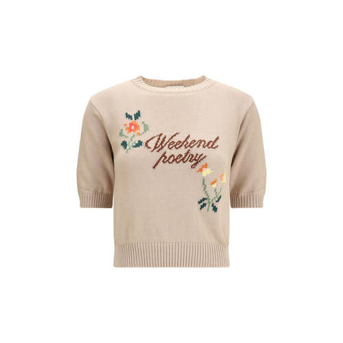 Weekend Max Mara 女士 FW26 毛衣 棉质针织刺绣
