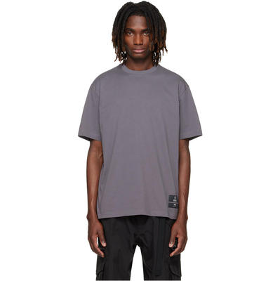 Y-3 男士 T恤 灰色 Mercedes-AMG F1 联名 Logo Stack