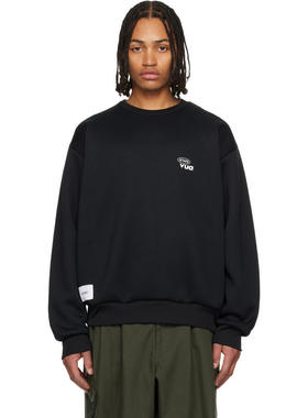 WTAPS 男士 卫衣 黑色 Wound 套头衫