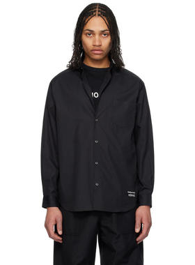 Comme des Garçons川久保玲 男士 衬衫 黑色 Cotton Broad 衬衫