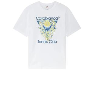Casablanca 男士 SS26 T恤 卡萨布兰卡网球俱乐部圆领 T 恤