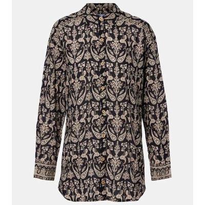 Veronica Beard 女士 上衣 Lloyd 佩斯利衬衫