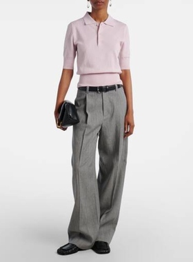 Extreme Cashmere 女款N°351 Park 棉质羊绒Polo衫 迷衣时尚