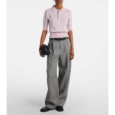 Extreme Cashmere 女款N°351 Park 棉质羊绒Polo衫 迷衣时尚