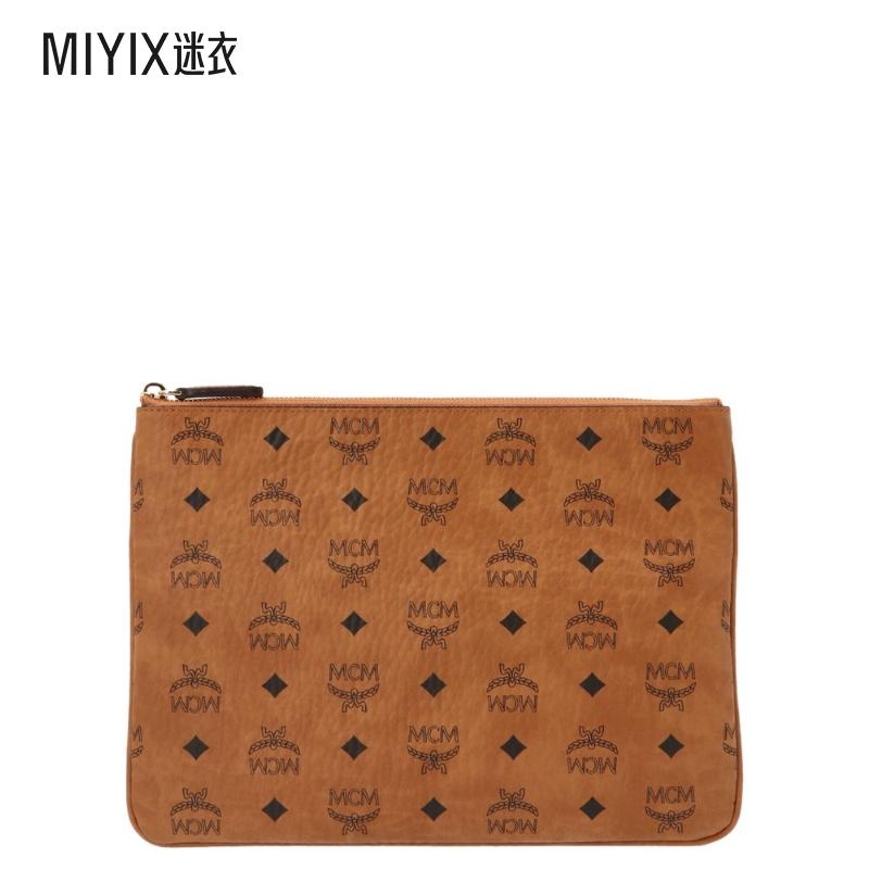 MCM 女款Visetos logo印花斜挎包 迷衣时尚