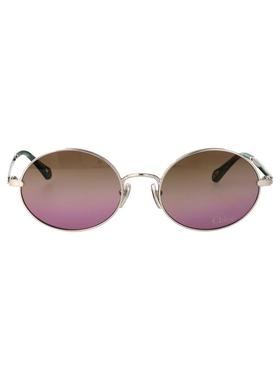 Chloé 女士 FW25 太阳镜 Eyewear 橢圓形鏡框太陽眼鏡