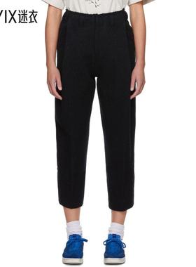 Ader Error 女士黑色未收边长裤 迷衣时尚