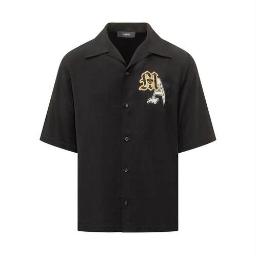 Amiri 埃米尔 男士 SS26 衬衫 阿米里标志刺绣短袖
