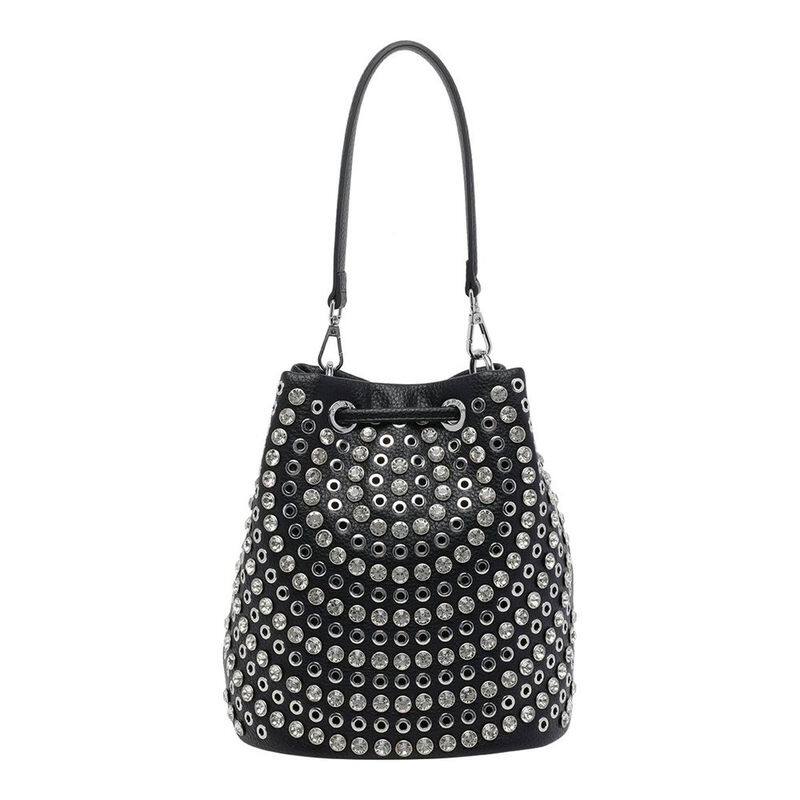 La Carrie 女士 SS26 托特包 Andromeda 铆钉水桶包