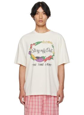 Story mfg. 男士 T恤 灰白色 Grateful T 恤