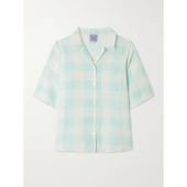 格纹亚麻棉混纺衬衫 Thierry 衬衫 Zouk Colson 女士