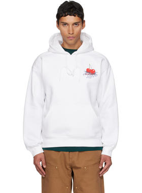 Carhartt WIP卡哈特 男士 卫衣 白色 Jake Garcia 连帽衫
