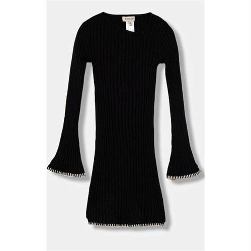 TWINSET 中性（儿童） FW25 中长连衣裙 黑色连衣裙童装
